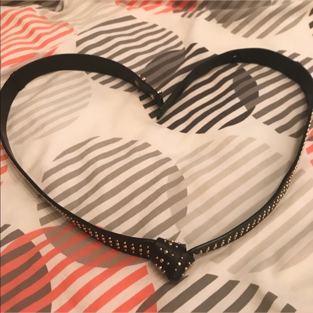 Club Monaco Knotted Leather Belt NWOT